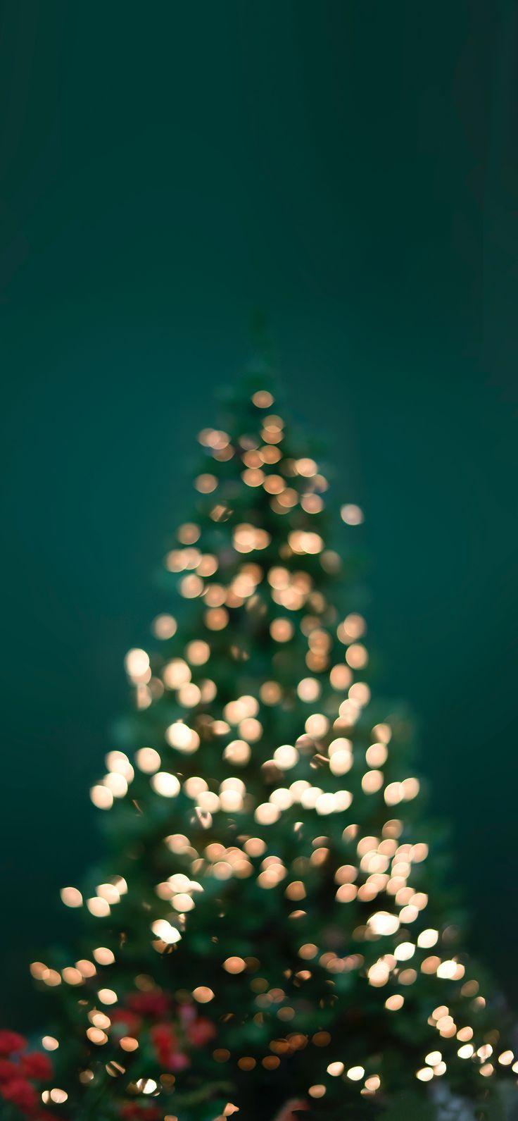 Christmas In Green Winter Wallpaper Tree