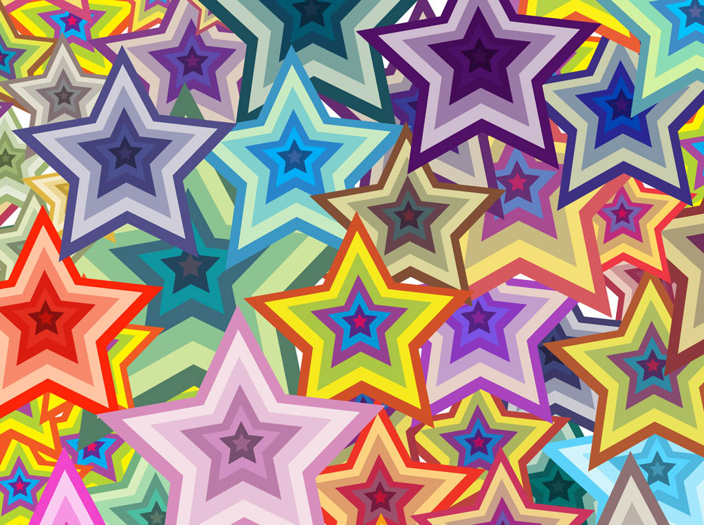Colorful Star Backgrounds Colorful stars background