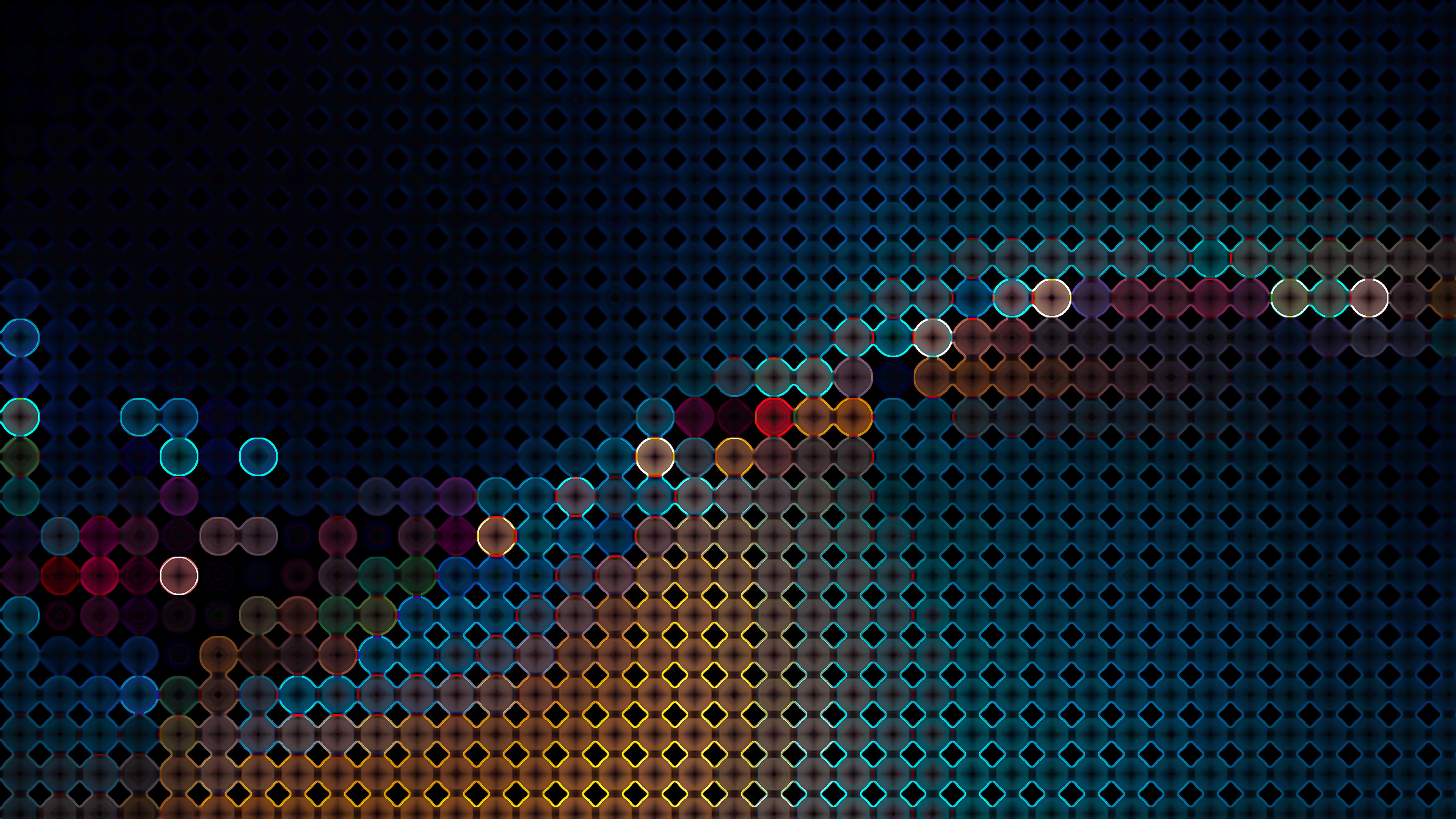 4k Atoms Abstract Wallpaper HD Image