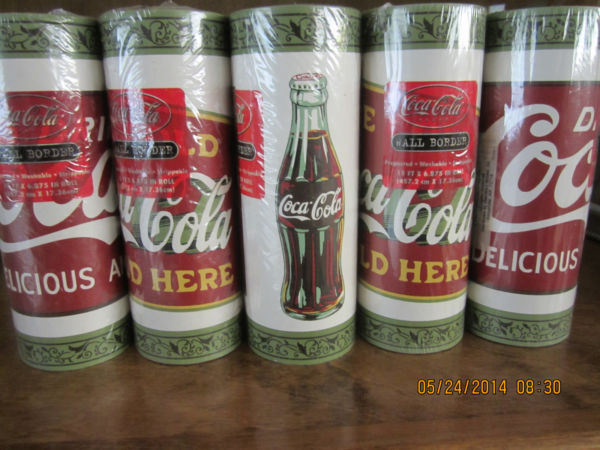 Authentic Coca Cola Wallpaper Border Vintage And Discontinued   5