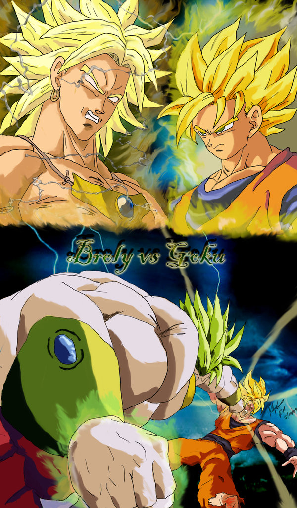 Dragon Ball Z Wallpaper Broly Vs Goku