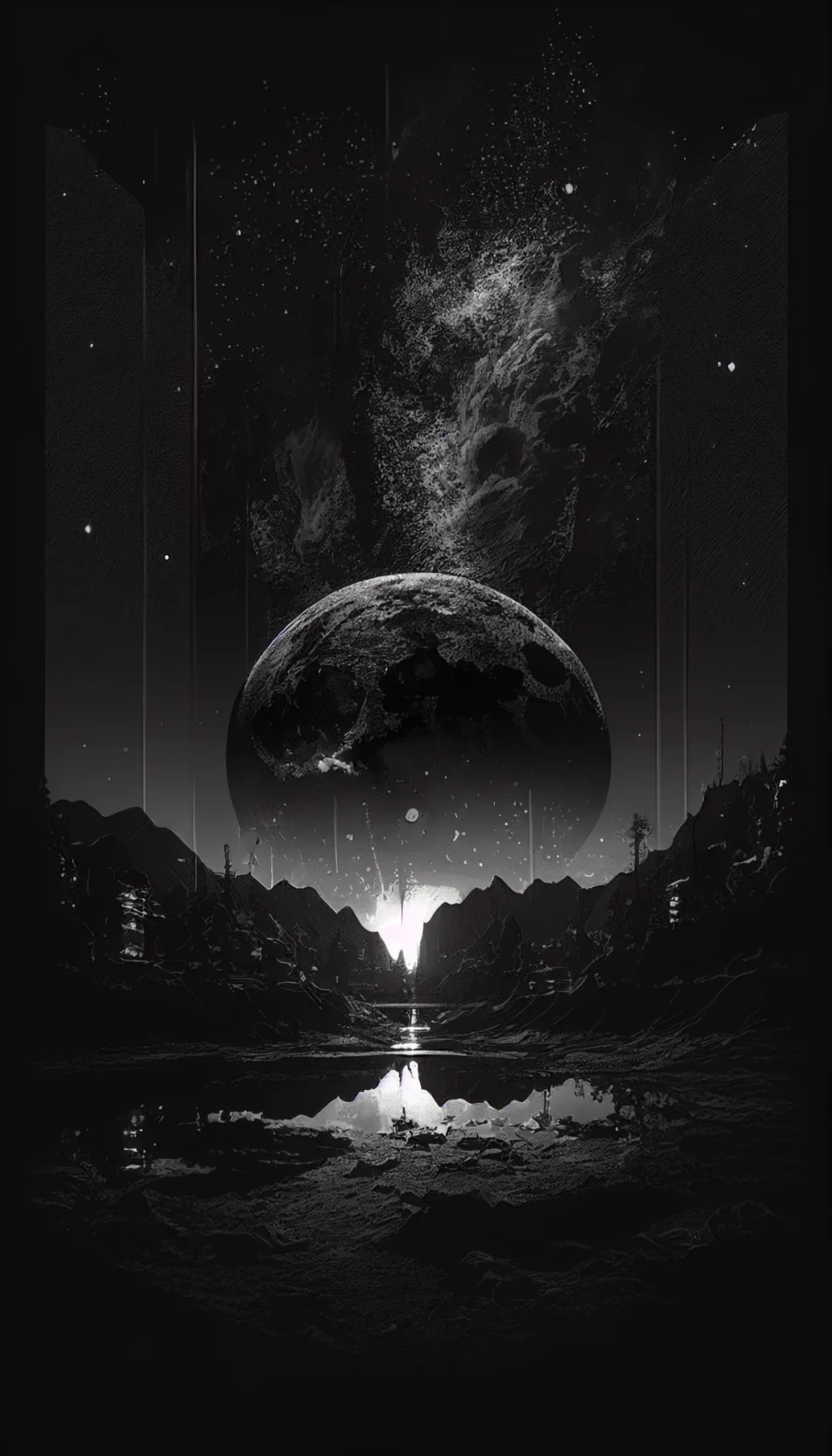 Get Lost In The Dark Elegance Of Our 4k Black Aesthetic iPhone Wallpaper