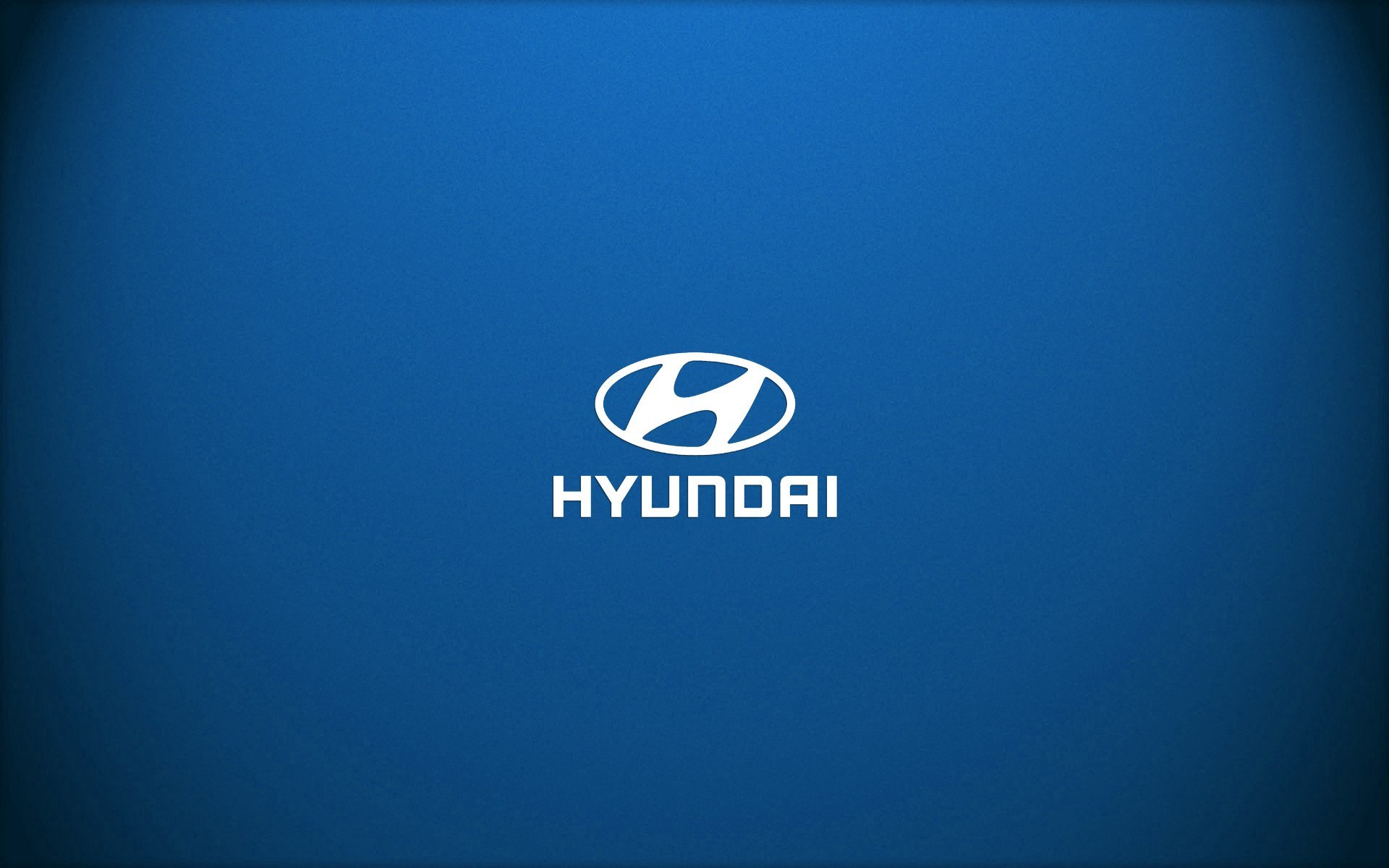 Hyundai Logo Brand Car Blue HD Wallpaper