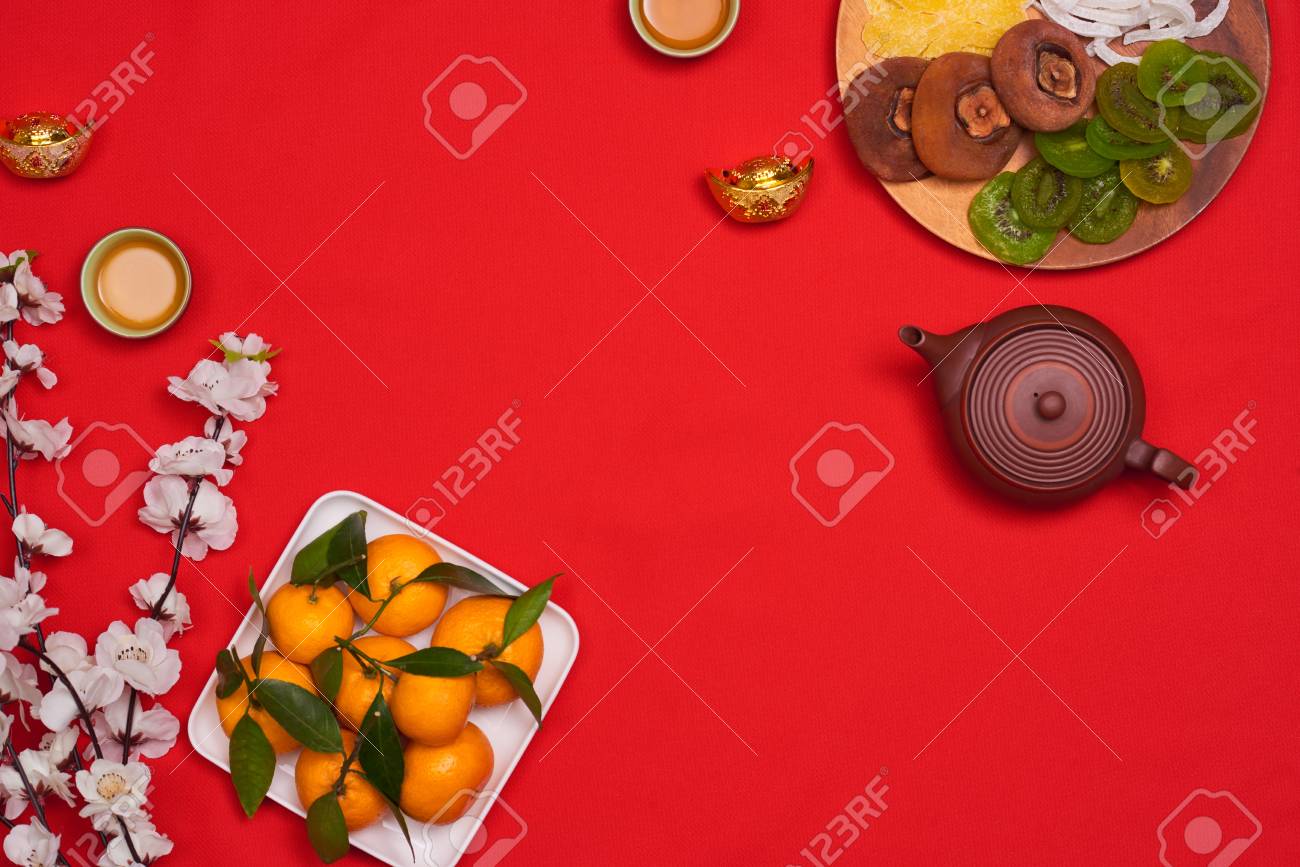 Vietnamese Food For Vietnam Tet Holiday Also Lunar New Year