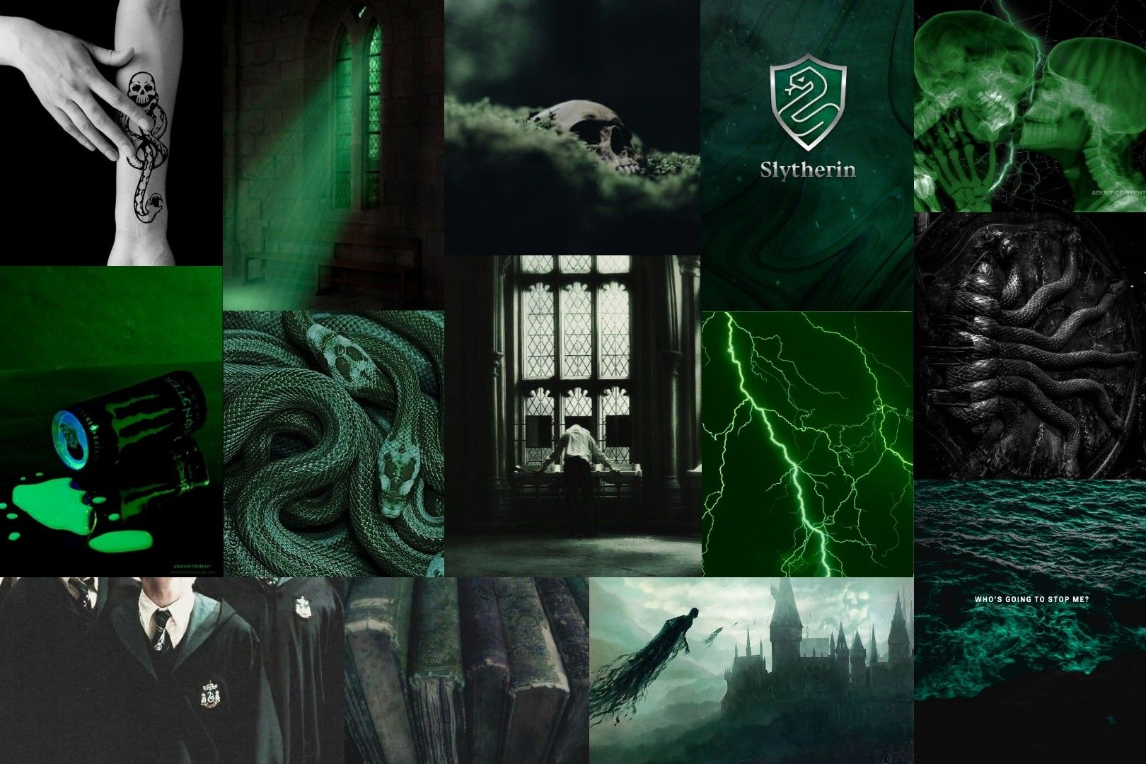 Slytherin Aesthetic Wallpaper Harry Potter