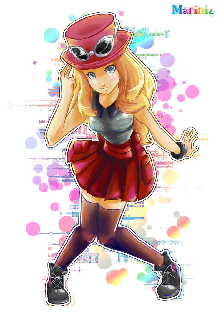 Pokemon Xy Serena By Marini4