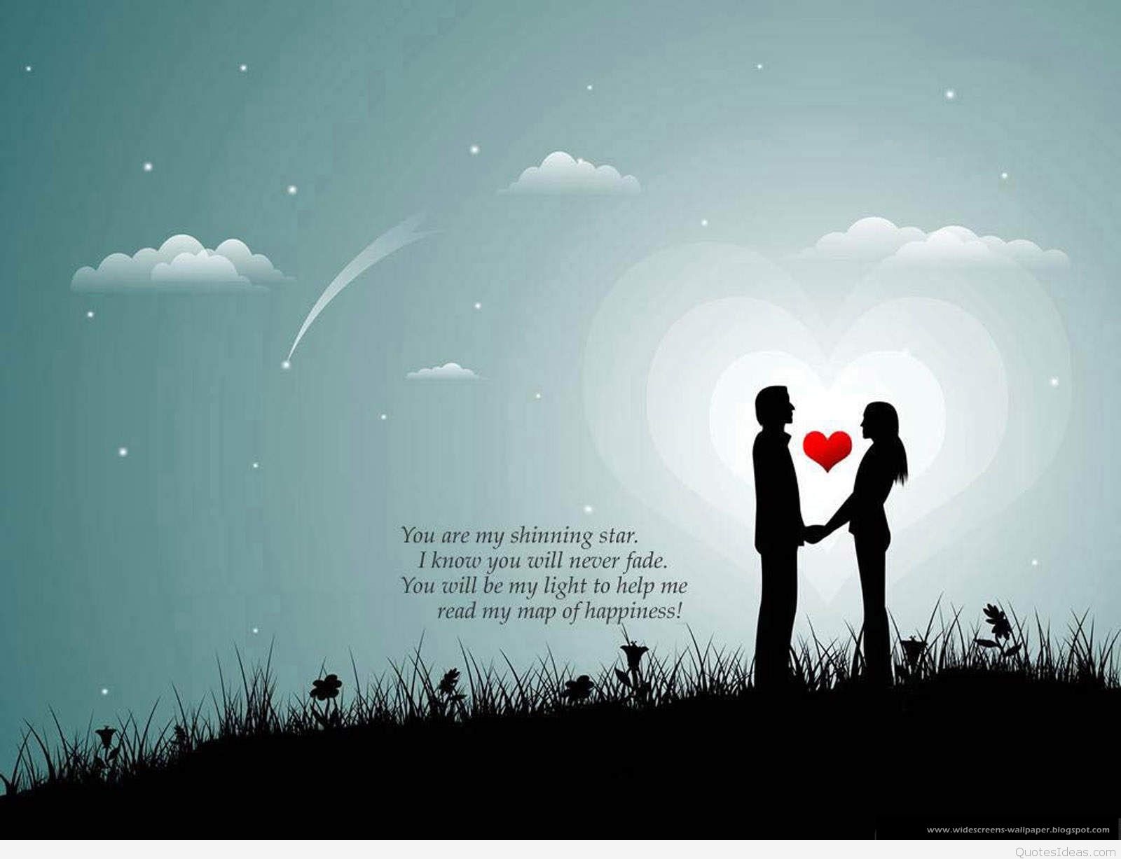 New Romantic Love Quote HD Wallpaper