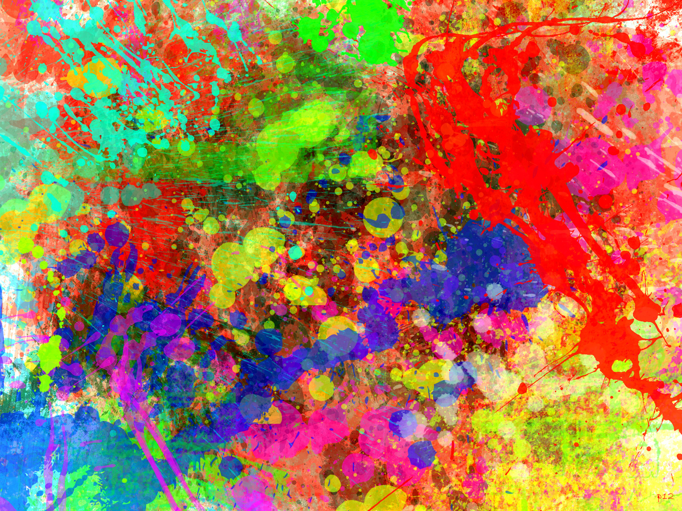 Full HD Wallpaper Abstract Paint