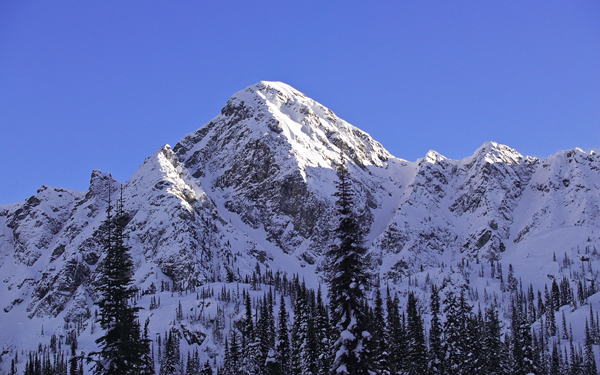 Full HD Wallpaper   Blue Canada Mackenzie Mountains Nature Snow