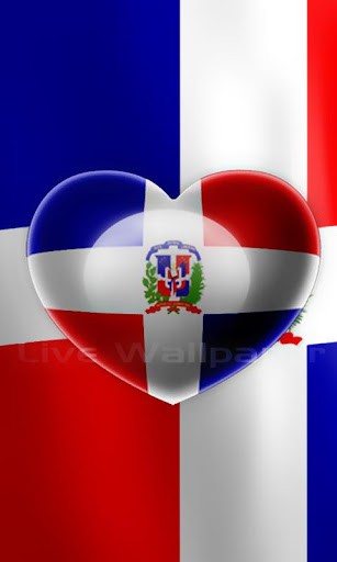 Bigger Love Dominican Flag For Android Screenshot