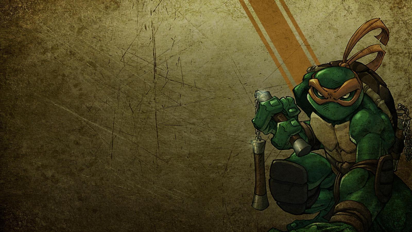 Michelangelo Widescreen Ninja Turtles Wallpaper
