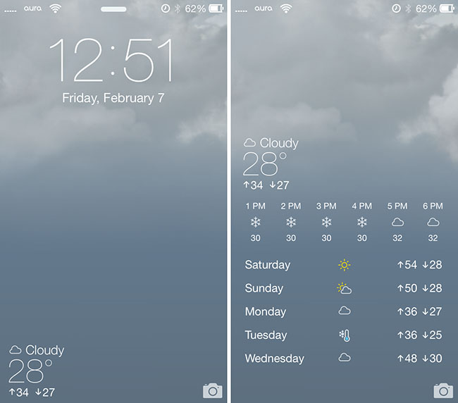 Forecast Ios Animated Wallpaper Weather For Your Location On Lock