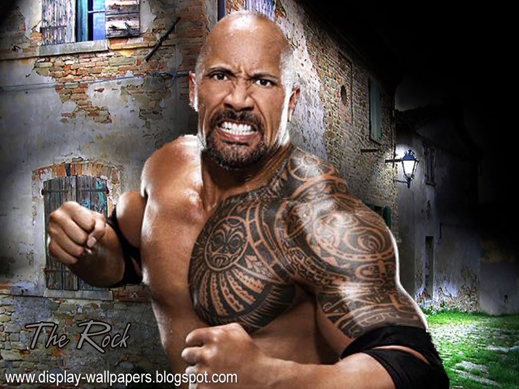 Wwe Wrestler And Hollywood Actor The Rock HD Wallpaper