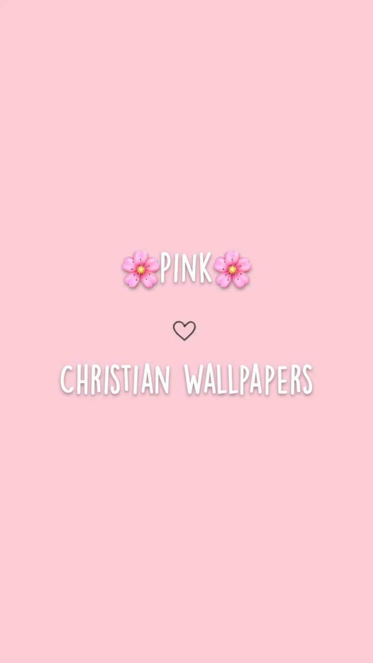 Pink Christian Wallpaper