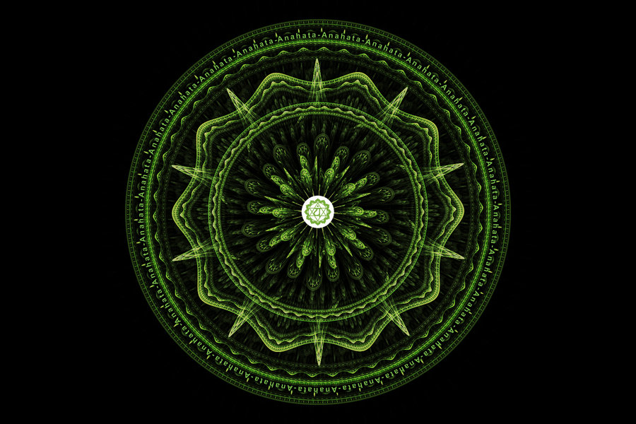 Fractal Mandala Of Heart Chakra By Xenodreaming