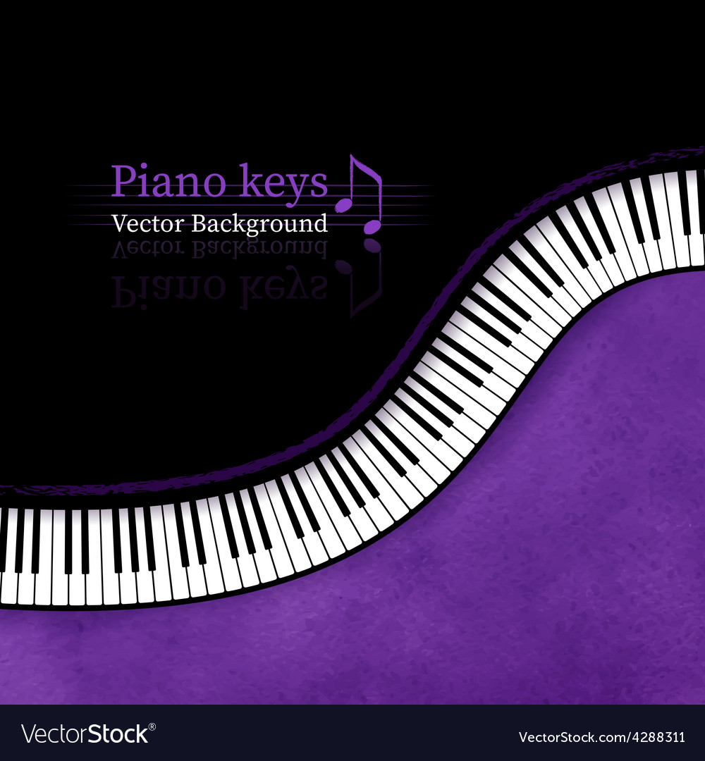 Piano Keys Background Royalty Vector Image