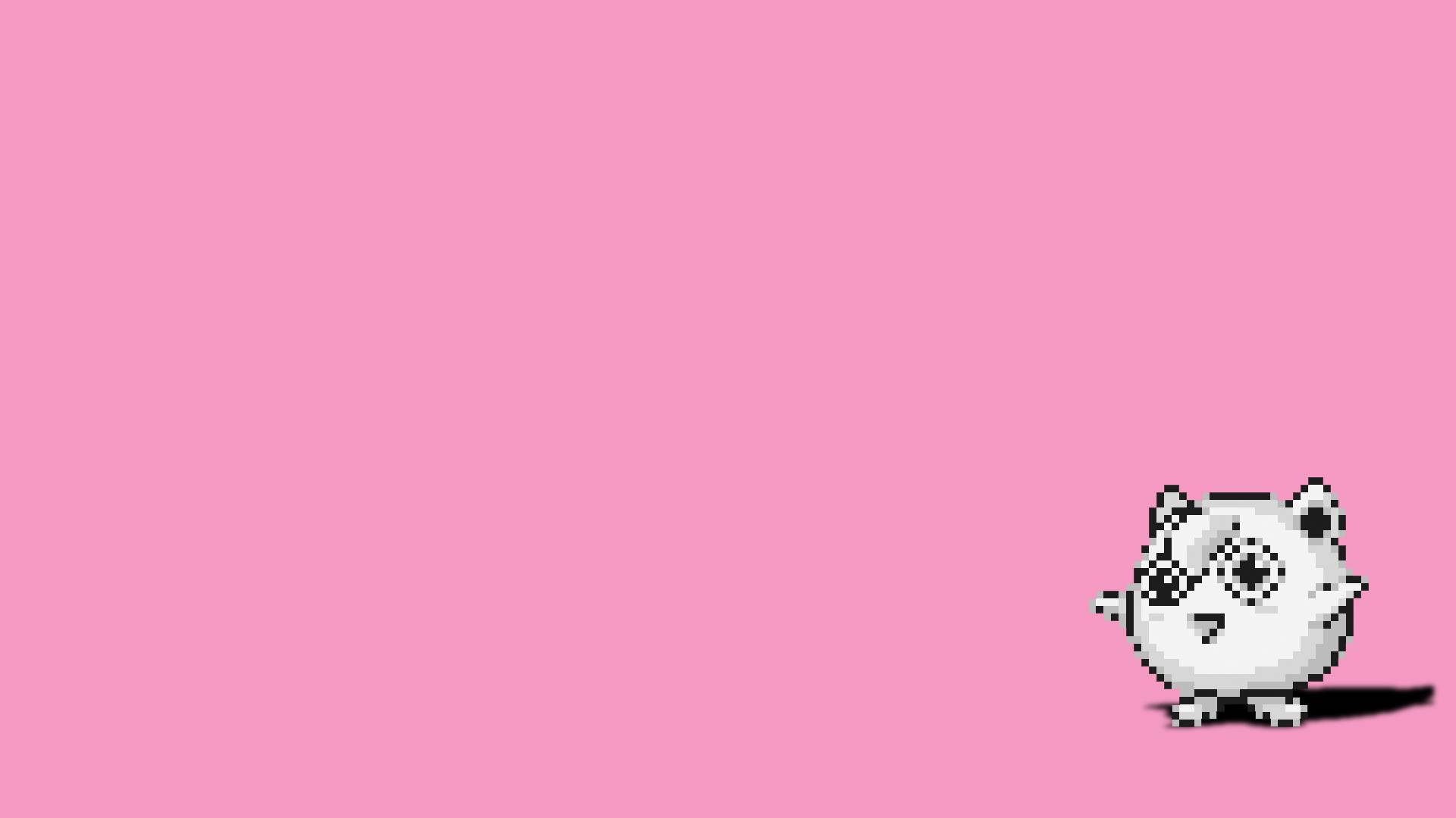 Pokemon Video Games Pink Sprites Jigglypuff Wallpaper