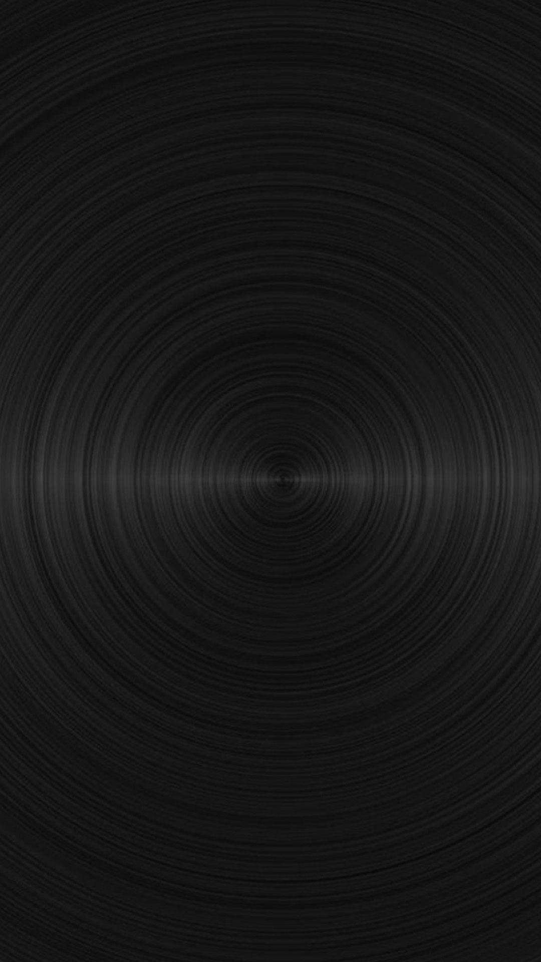 Solid Black iPhone Vinyl Record Wallpaper