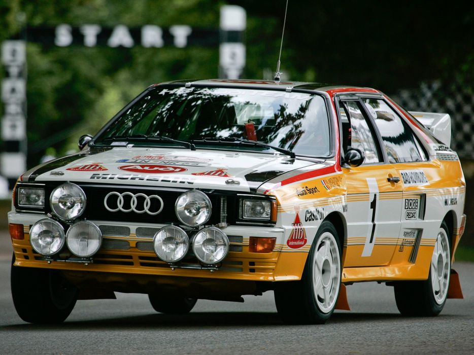 1983 85 Audi quattro Group B Rally Car Typ 85 wrc race racing