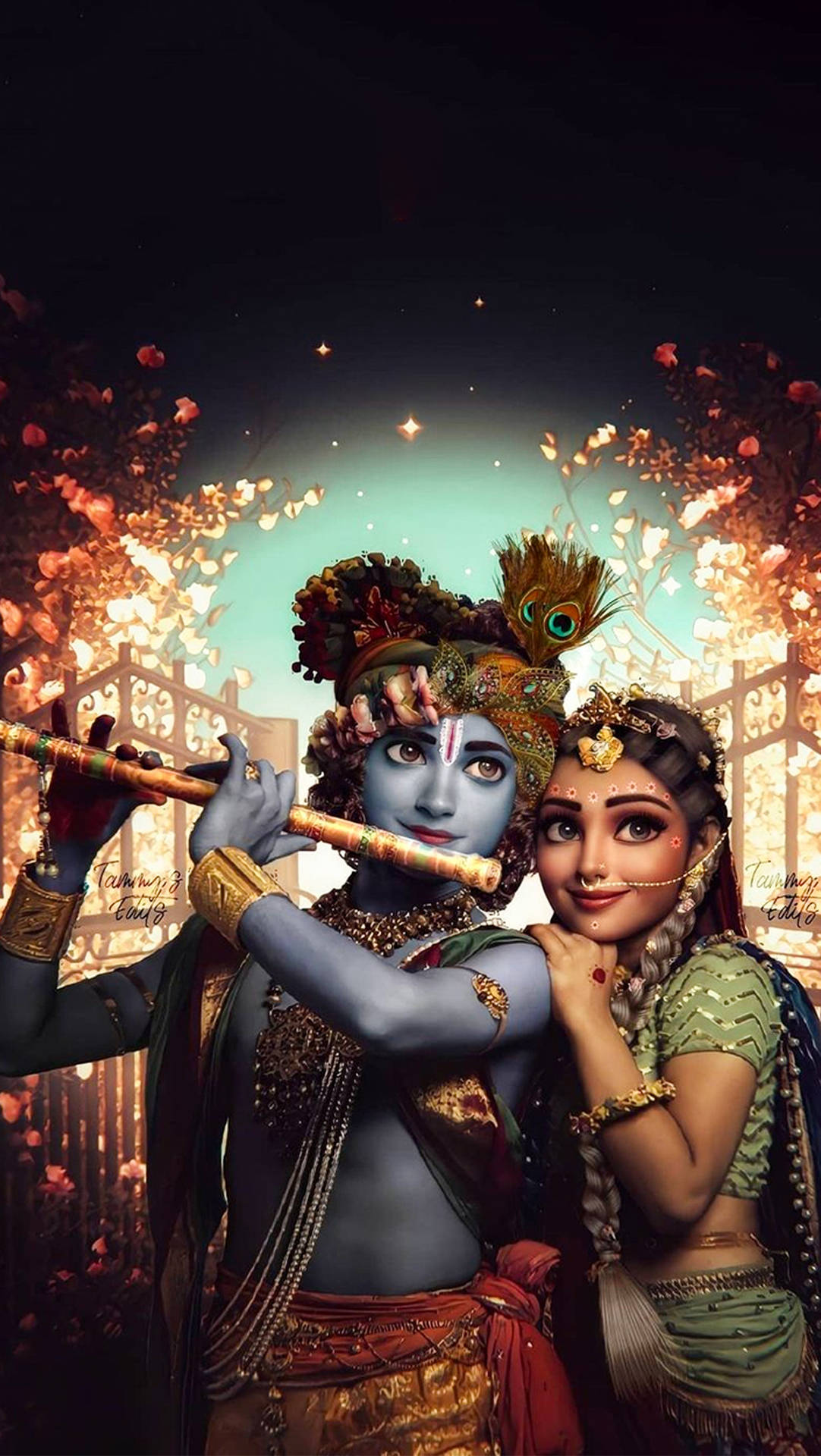 3d Animated Lord Krishna Wallpaper