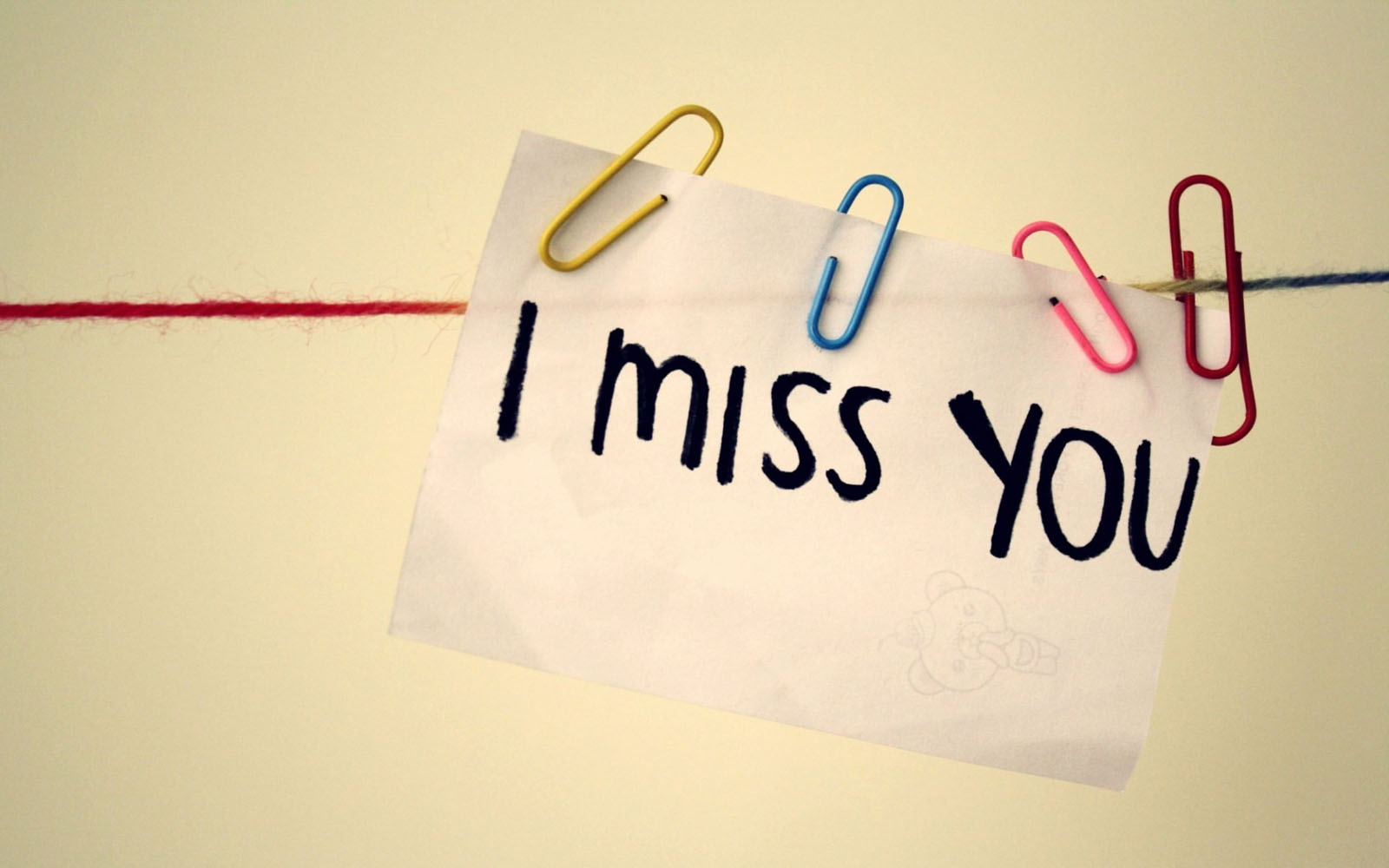 Missing You Wallpaper