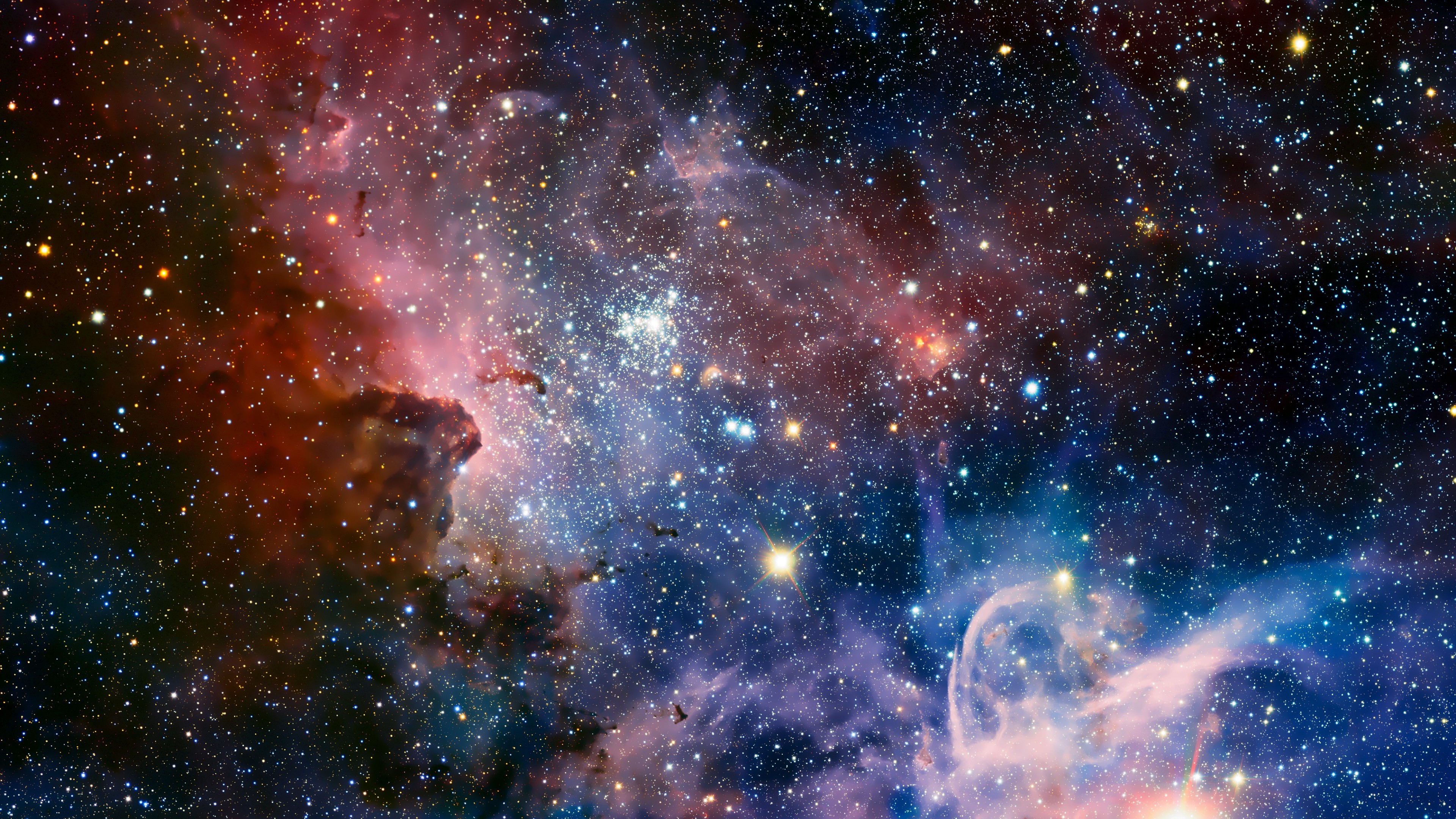 Space Stars Nebula Carina Wallpaper HD