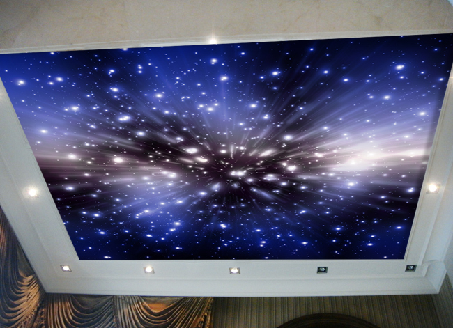 Ceiling Wallpaper Mural Sky Space Starry Universe