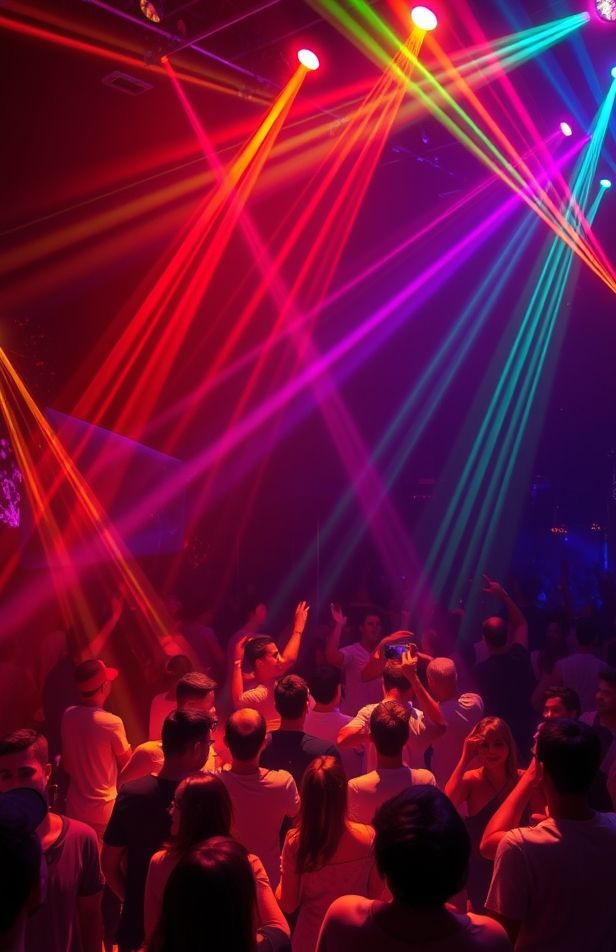Led Dj Lights Wallpaper