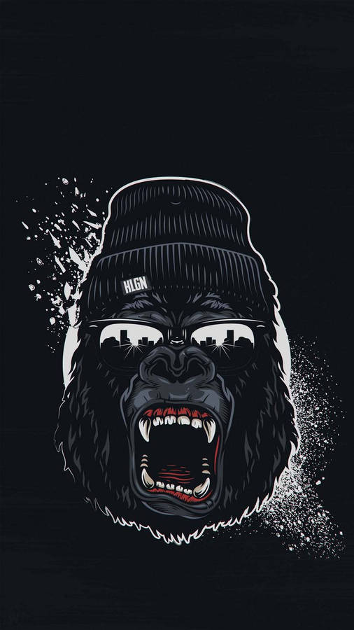 Gorilla iPhone Wallpaper