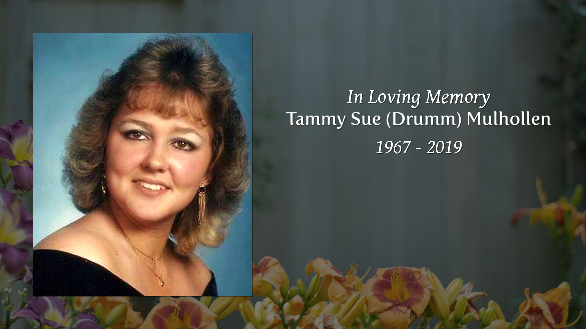 Newer Family Obituaries Tammy Sue Buggs Mulhollen