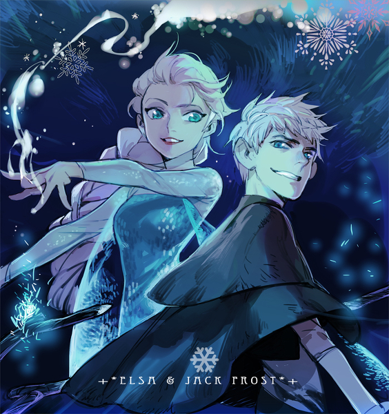 ELSA JACK FROST by Shioshiorz on