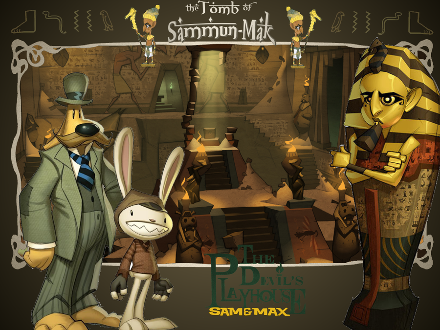 Sam And Max Tomb Wallpaper By Maleficent84