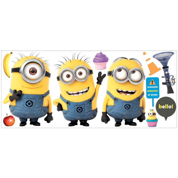 Despicable Me Minions Giant Wall Decals At BirtHDay Direct