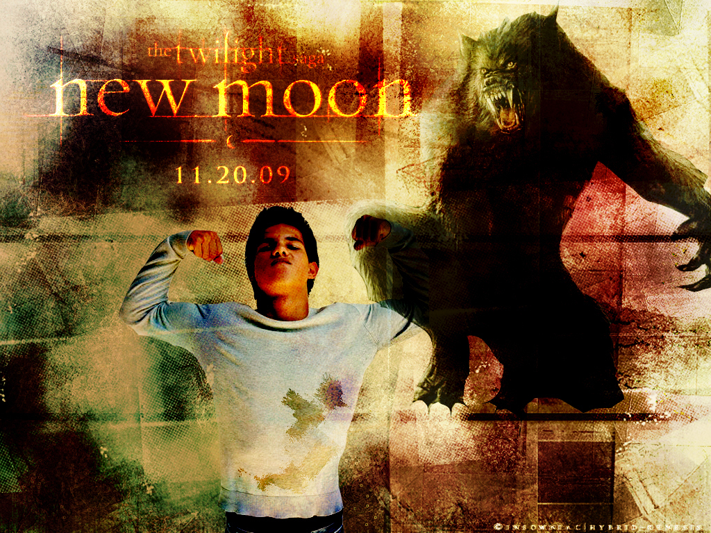 New Moon Jacob Wallpaper Twilight Series