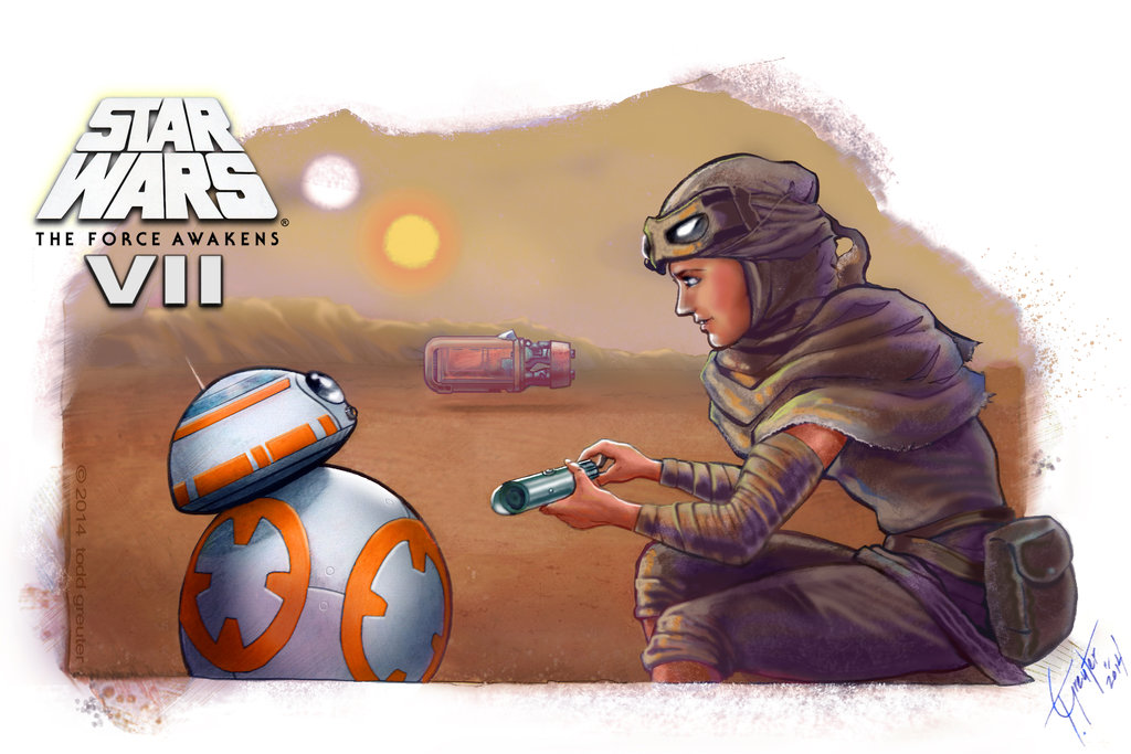 Rey S Droid Star Wars The Force Awakens By Shadwwithouttheo On