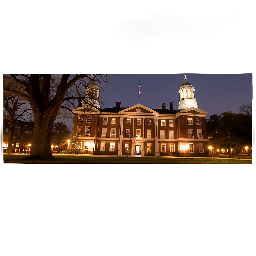 Brown University Night Png Wallpaper