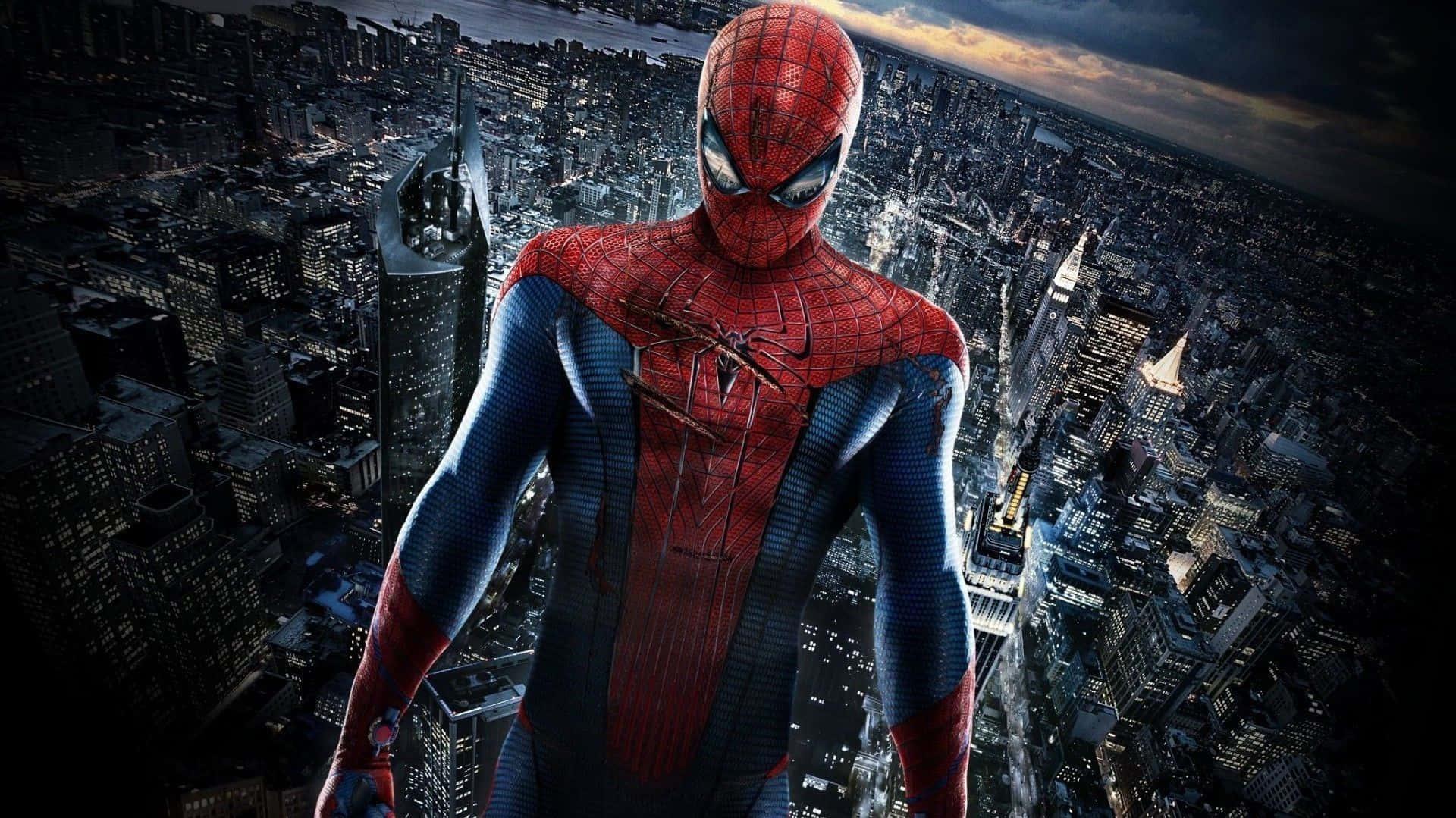 The Best Spider Man With Superhero Powers Wallpaper