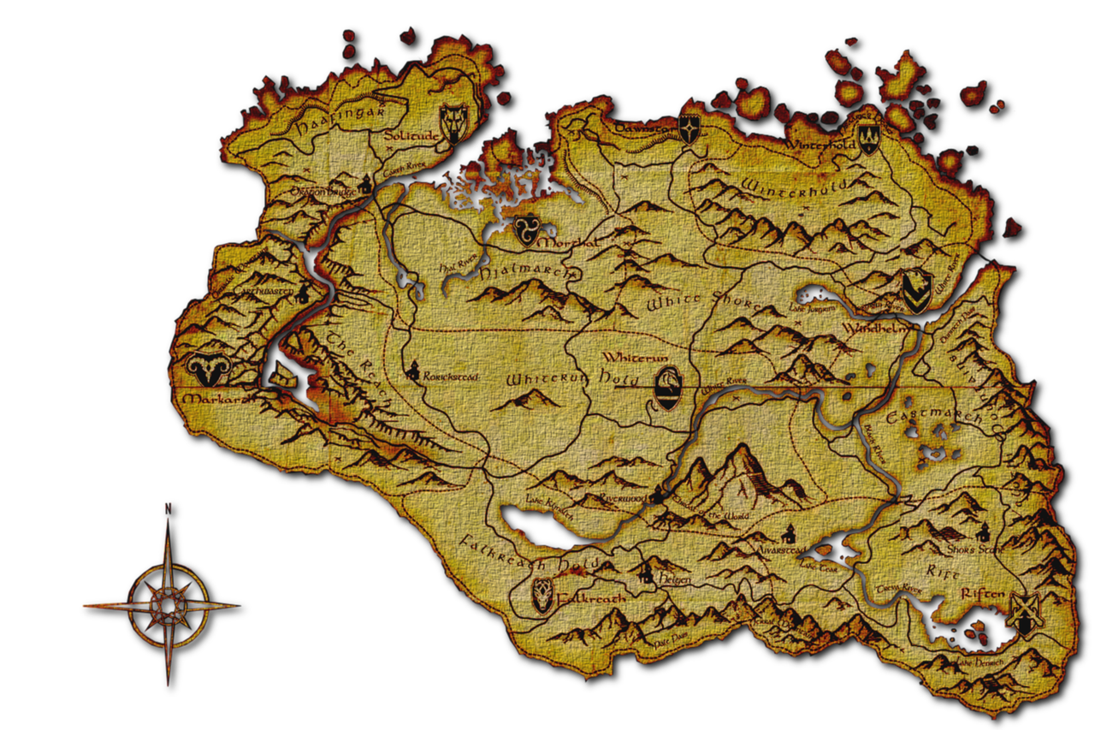 Skyrim Map Icon By Slamiticon