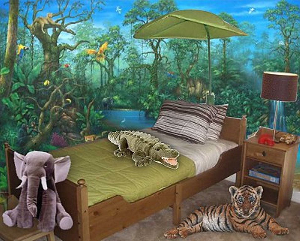 Jungle Themed Bedroom For Kids Rilane We Aspire To Inspire