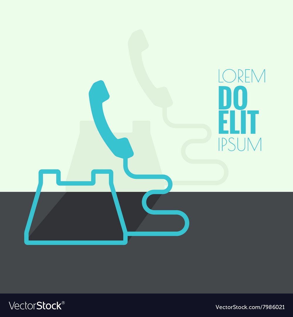 Free download Abstract background with an old rotary telephone Vector