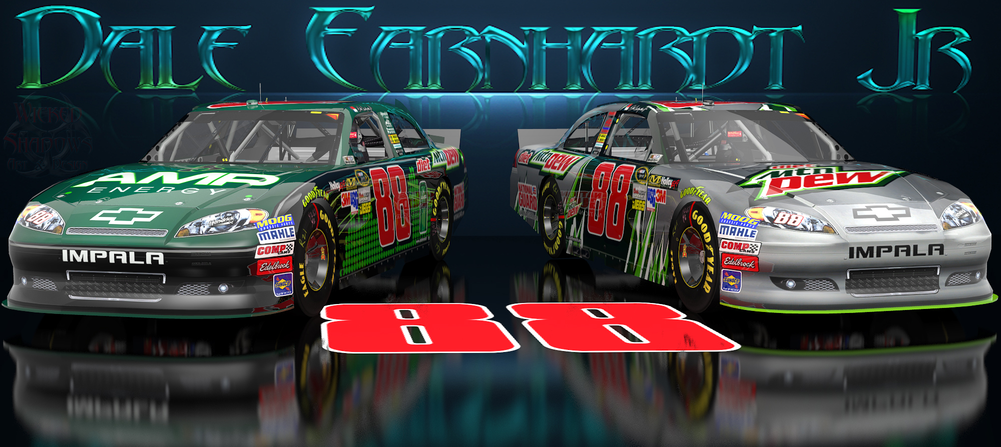 Image Of Wallpaper By Wicked Shadows Nascar Html
