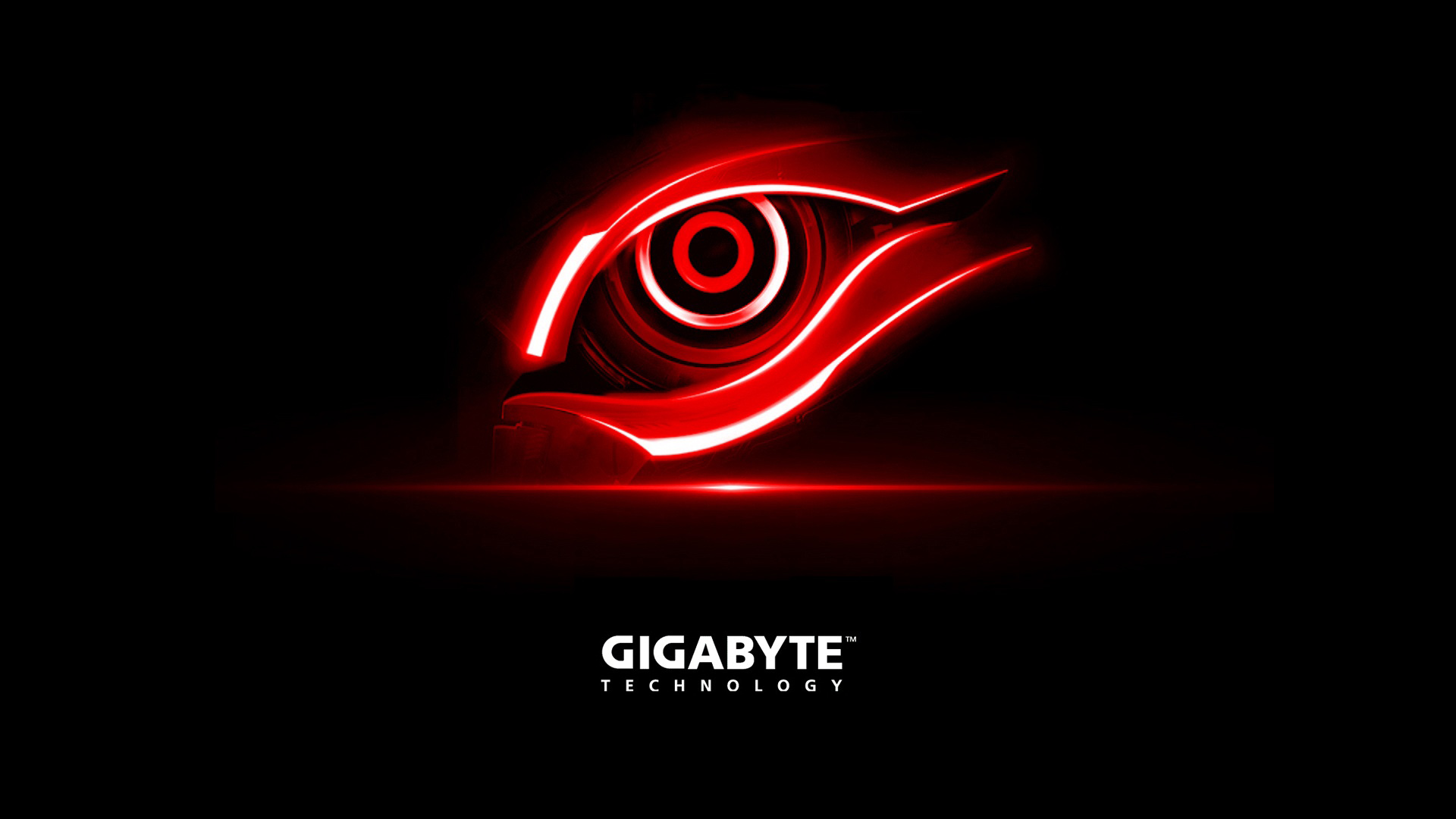 Gigabyte Red Eye HD Wallpaper