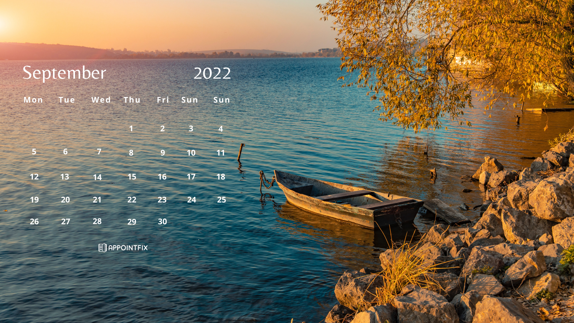 Free September 2022 Wallpaper Calendars Desktop Mobile 1920x1080