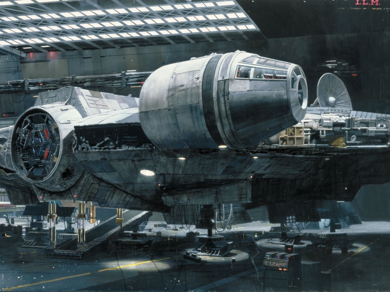 Movies Millennium Falcon Hangar Video Games Star Wars HD Wallpaper