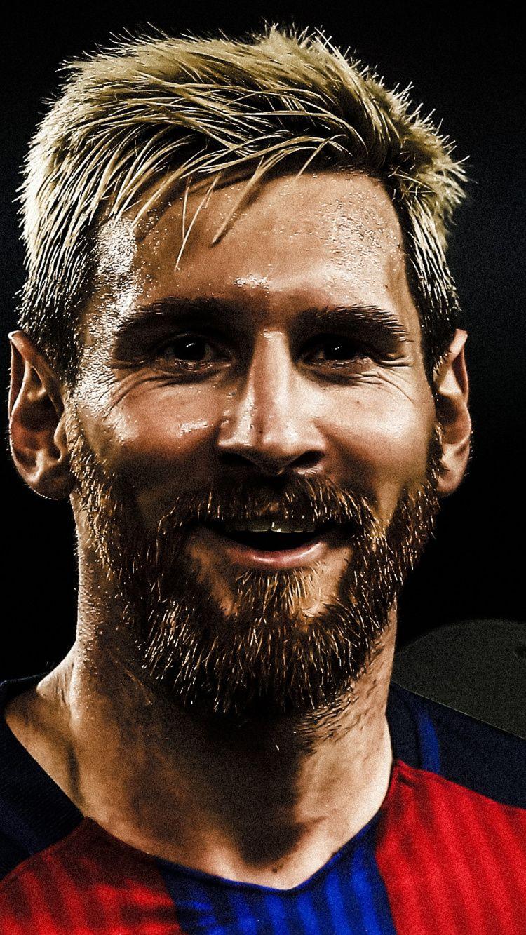 Downaload Smile celebrity Lionel Messi wallpaper 750x1334