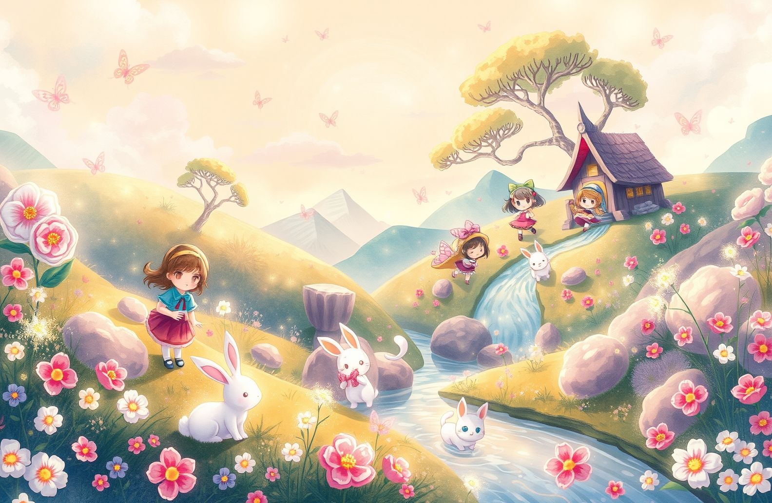 Cute Cartoon Wallpaper For Girls