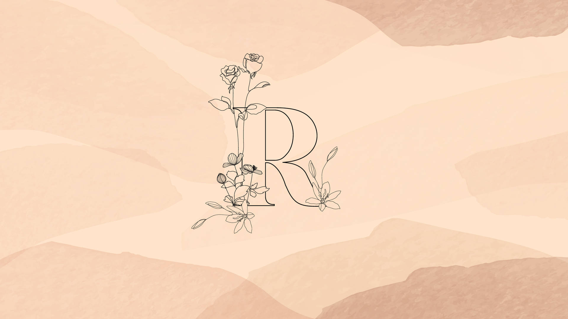 R Alphabet Wallpaper
