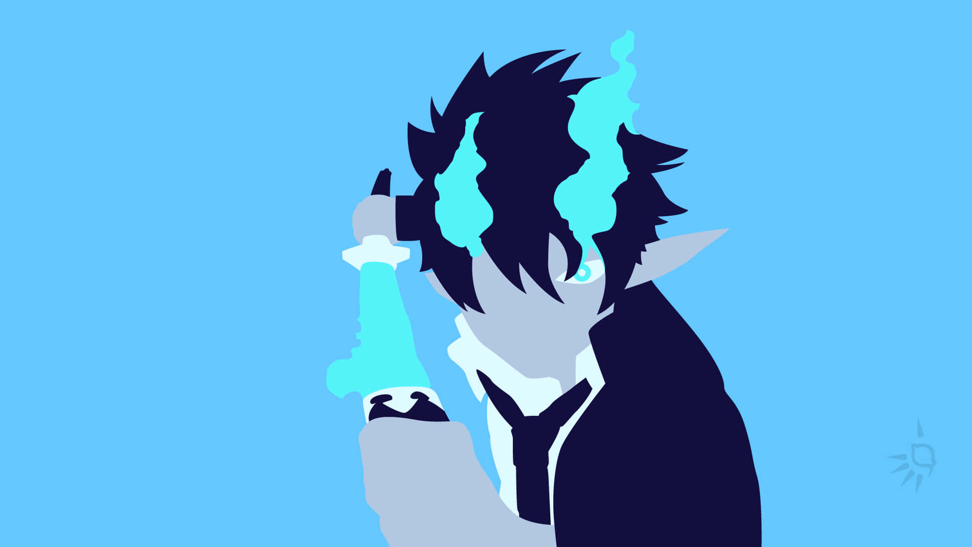 Blue Anime Wallpaper