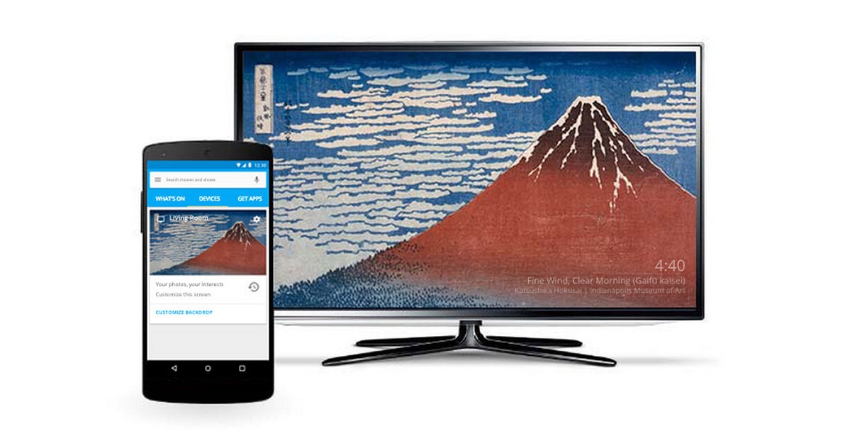 Up With Google To Display Member Photos As Chromecast Background
