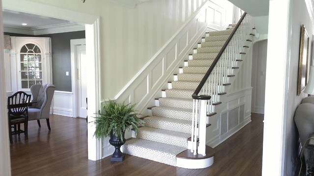 Verona Center Hall Colonial Traditional Staircase Newark By